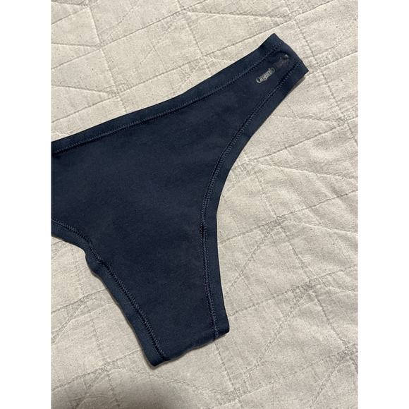 Organic Basics Thong Panty Womens Small Black - Picture 3 of 9